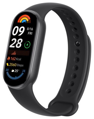 Фитнес-браслет в виде наручных часов с экраном Xiaomi Smart Band 9 (BHR8337GL), черный
