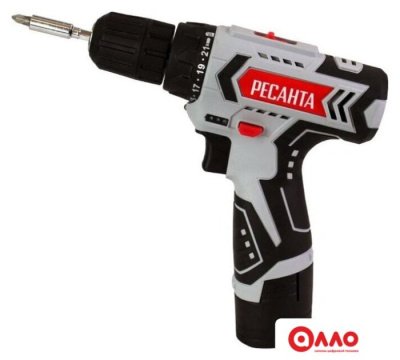 Дрель-шуруповерт Ресанта ДА-12-2Л (с 1-им АКБ) Дрель-шуруповерт Ресанта ДА-12-2Л (с 1-им АКБ)