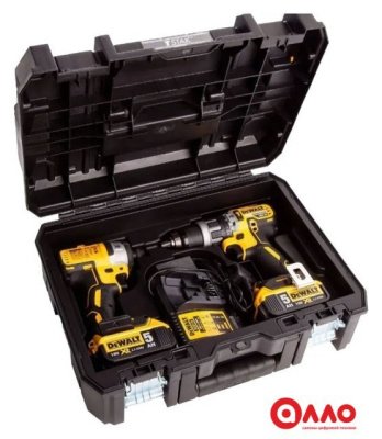 Наборы электроинструментов DeWalt DCK266P2T (шуруповерт, гайковерт, кейс)