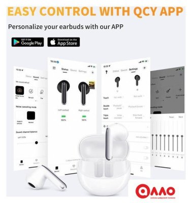 Наушники QCY AilyBuds Pro (белый)