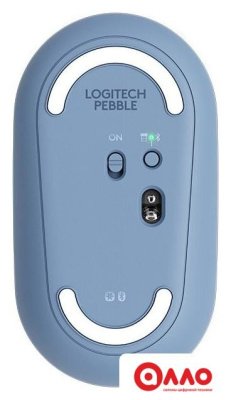 Мышь Logitech M350 Pebble (голубой)