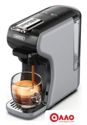 Капсульная кофеварка Hibrew H9A ST-504 (серый)