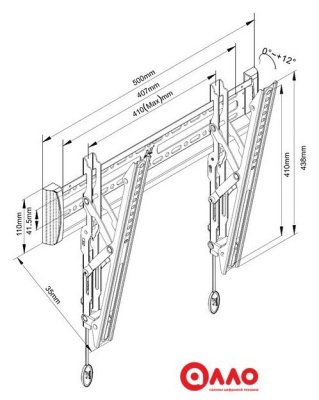Кронштейн для телевизора Onkron TM5 Кронштейн для телевизора Onkron TM5