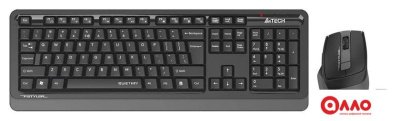 Офисный набор A4Tech Fstyler FGS1035Q (черный/серый)