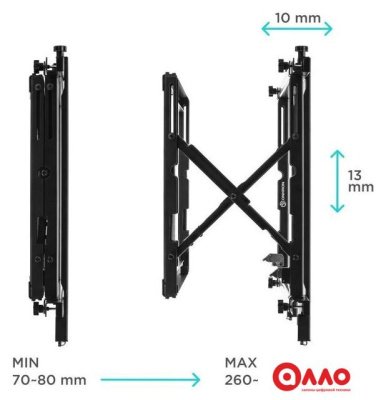 Кронштейн для информационной панели Onkron PRO7M (черный)