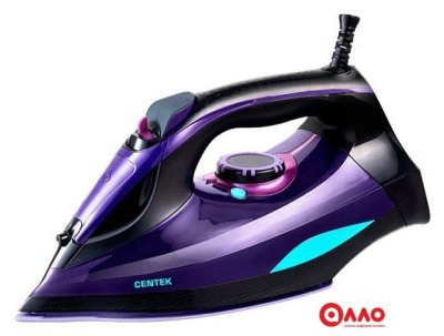 Утюг CENTEK CT-2361 (черный/фиолетовый) Утюг CENTEK CT-2361 (черный/фиолетовый)