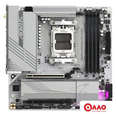 Материнская плата Gigabyte B650M Aorus Elite AX Ice