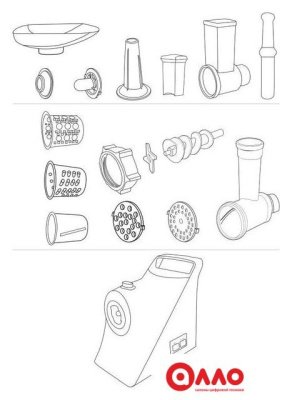 Мясорубка Redmond (Редмонд) RMG-1244-6