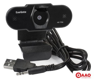 Веб-камера ExeGate BlackView C525 HD Tripod Веб-камера ExeGate BlackView C525 HD Tripod