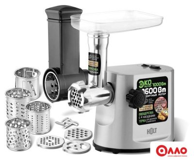 Мясорубка Holt HT-MG-007 (серебристый)