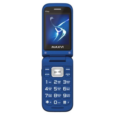 Мобильный телефон Maxvi E5 up синий