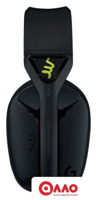 Наушники Logitech G435 Lightspeed (черный/неоновый желтый)