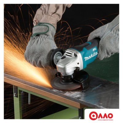 Угловая шлифмашина Makita DGA508RME (с 2-мя АКБ, кейс)