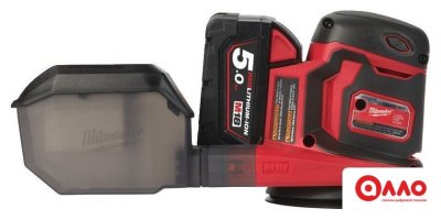 Эксцентриковая шлифмашина Milwaukee M18 BOS125-502B 4933464229 (с 2-мя АКБ, сумка)