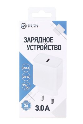 СЗУ Digitalpart FC-130 USB-C, белый