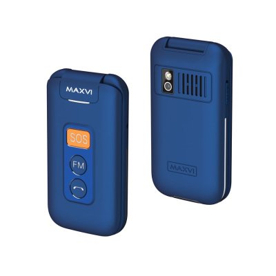 Мобильный телефон Maxvi E5 up синий