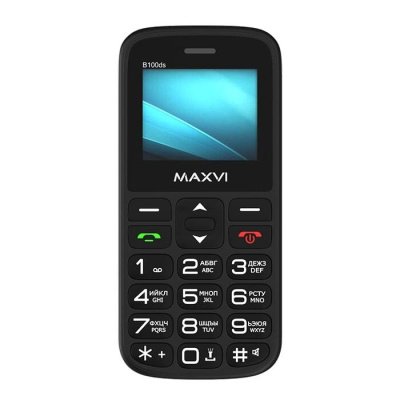 Мобильный телефон Maxvi B100ds черный