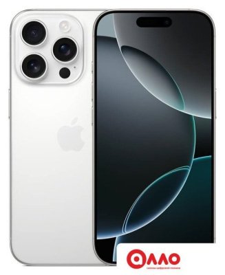 Телефон Apple iPhone 16 Pro 128GB (белый титан)
