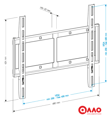 Кронштейн для телевизора Holder LCD-F4610 Кронштейн для телевизора Holder LCD-F4610