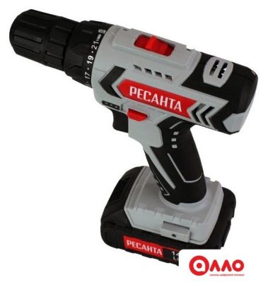 Дрель-шуруповерт Ресанта ДА-14-2Л (с 1-им АКБ) Дрель-шуруповерт Ресанта ДА-14-2Л (с 1-им АКБ)