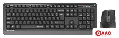 Офисный набор A4Tech Fstyler FGS1035Q (черный/серый)