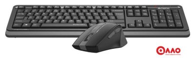Офисный набор A4Tech Fstyler FGS1035Q (черный/серый)