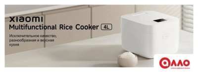 Мультиварка Xiaomi Multifunctional Rice Cooker 4L MFB090-1 (евровилка)