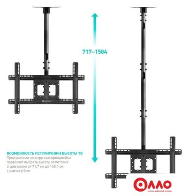 Кронштейн для телевизора Onkron N1L (черный)
