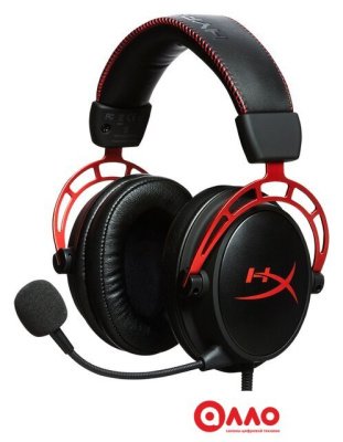 Наушники HyperX Cloud Alpha (черный/красный)