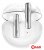 Наушники QCY AilyBuds Clear (белый/серебиристый)