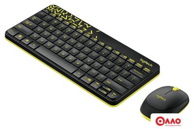Офисный набор Logitech MK240 Nano 920-008213 (черный)