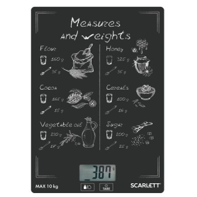 Весы кухонные SCARLETT SC-KS57P64