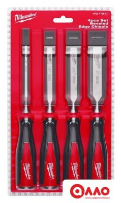 Набор стамесок Milwaukee 4932479897 (4 предмета) Набор стамесок Milwaukee 4932479897 (4 предмета)