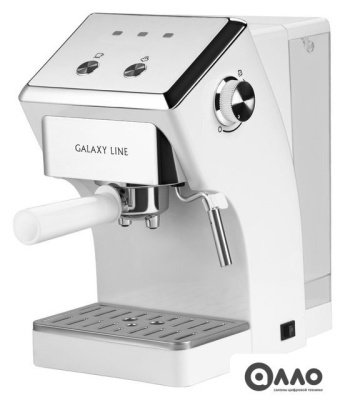 Рожковая кофеварка Galaxy Line GL0756 (белый)