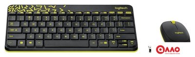 Офисный набор Logitech MK240 Nano 920-008213 (черный)