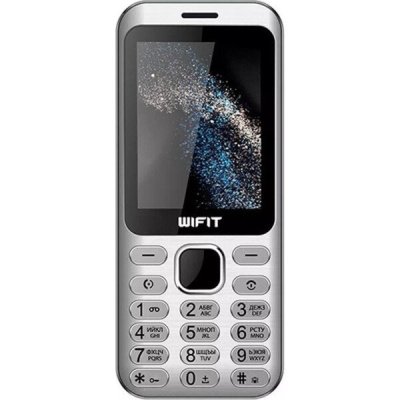 Мобильный телефон Wifit WIPHONE F2, серебристый