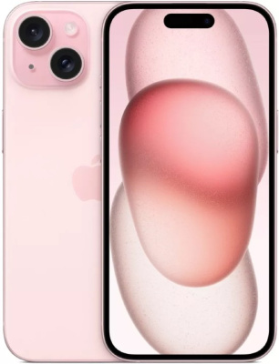 Смартфон Apple iPhone 15 128GB розовый