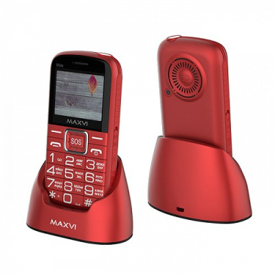 Мобильный телефон Maxvi B5ds красный