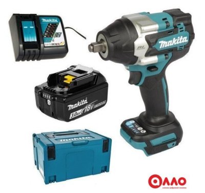 Гайковерт Makita DTW700RF1J (с 1-им АКБ, кейс)