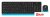 Офисный набор A4Tech Fstyler FG1010 (черный/синий)