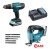 Наборы электроинструментов Makita DK18B59Y (шуруповерт, лобзик, 2 АКБ)