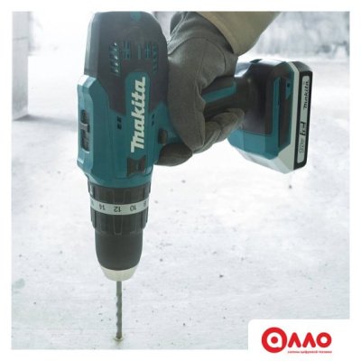 Ударная дрель-шуруповерт Makita HP488DWAE (с 2-мя АКБ, кейс) Ударная дрель-шуруповерт Makita HP488DWAE (с 2-мя АКБ, кейс)