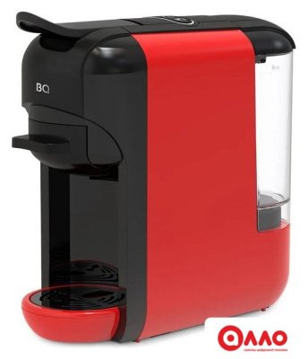 Капсульная кофеварка BQ CM3000 (черный/красный)