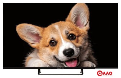 Телевизор Topdevice 43" SMART TV YаOS 03 (черный)