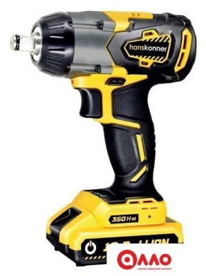 Гайковерт Hanskonner HCD18350S (с 2-мя АКБ, кейс)