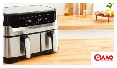 Аэрогриль (аэрофритюрница) Tefal Dual Easy Fry & Grill EY905D10