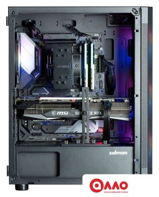 Корпус Zalman i4 TG (черный)