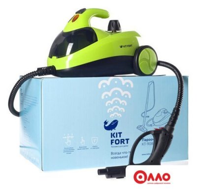 Пароочиститель Kitfort KT-908 (зеленый) Пароочиститель Kitfort KT-908 (зеленый)