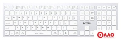 Клавиатура A4Tech Fstyler FBX50C (серебристый/белый)