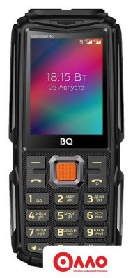 Телефон BQ BQ-2410L Tank Power 4G (черный)